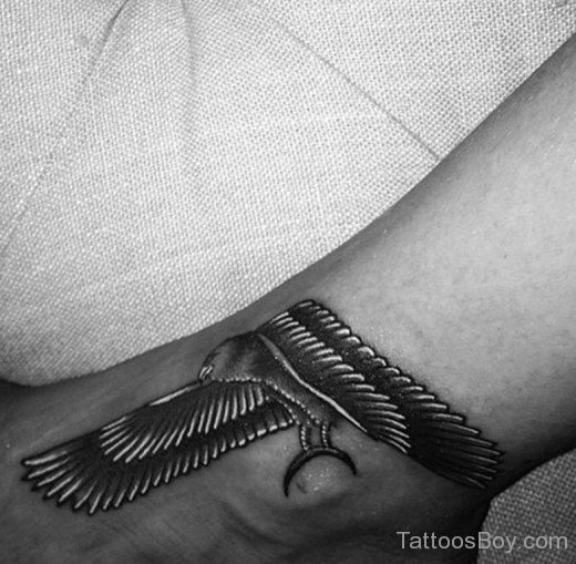 Amazing  Egyptian Tattoo on Foot-TB102