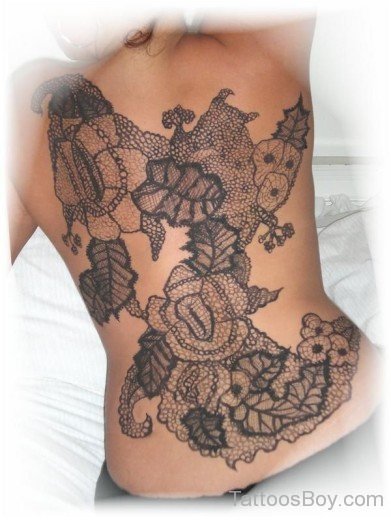 Amazing Rose And Crown Tattoo--TB101