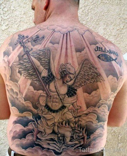 Wonderful Angel Tattoo  Design