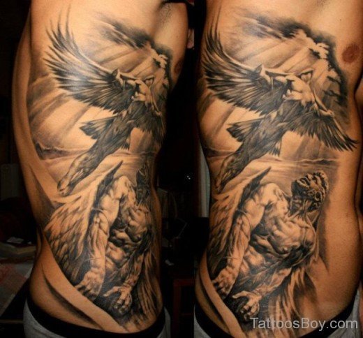 Unique Angel Tattoo Design