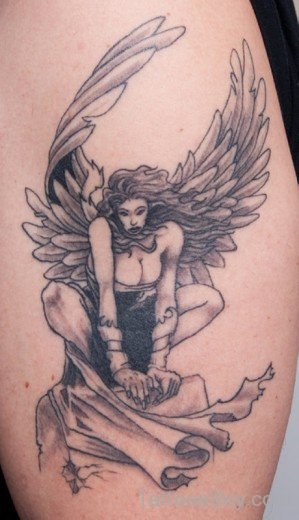 Angel Tattoo Design