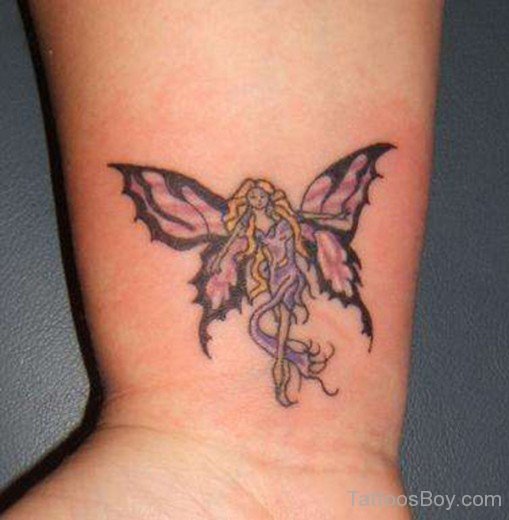 Angel Tattoo On Wrist