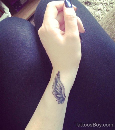 Angel Wing Tattoo On Wrist-TB1207
