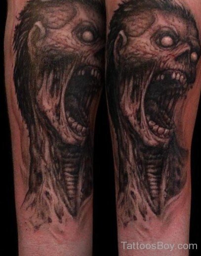 Angry Zombie Tattoo-TB1002