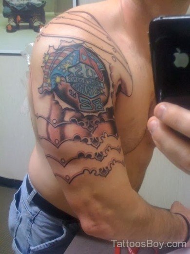 Armo Tattoo Design On Shoulder-TB1006