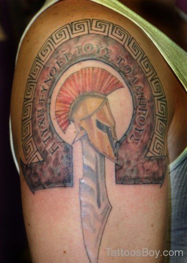 Armor Sword tattoo-TB1011