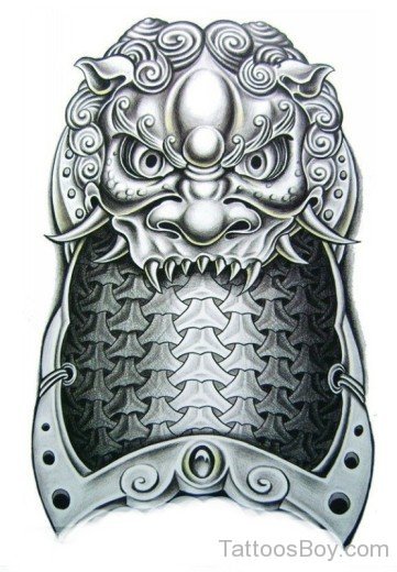 Armor Tattoo Design 23-TB1018