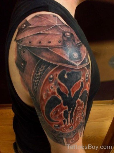 Stylish Armor Tattoo 