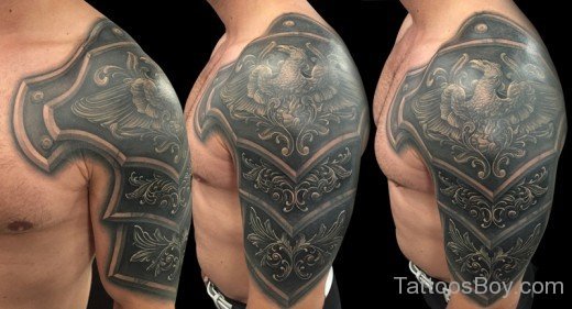 Attractive Armor Tattoo Design-TB1045