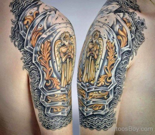 Attractive Armor Tattoo-TB1046