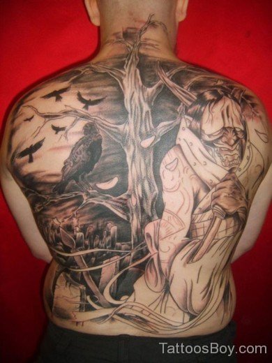 Attractive Back Tattoo