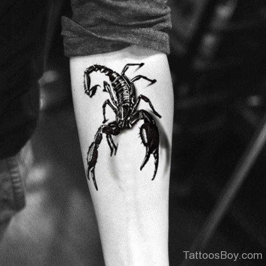 Attractive Crab Tattoo On Arm-TB12004