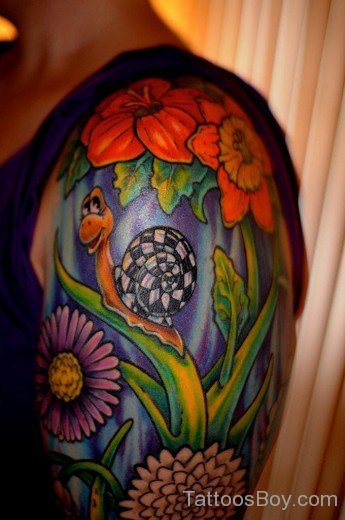 Attractive Flower Tattoo-TB12008