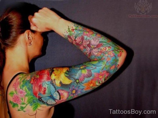 Attractive Full Sleeve Tattoo-TB1001