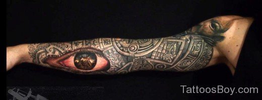 Attractive Full Sleeve Tattoo-TB129