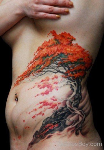 Attractive Tree Tattoo-TB12004
