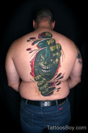 Aweome Back Tattoo-TB1054