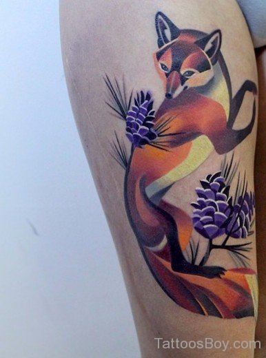 Awesome Fox Tattoo