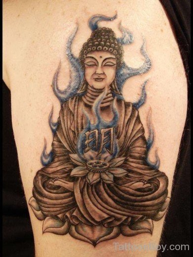 Awesoem Buddhist Tattoo Design-TB1007