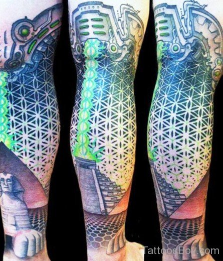  Biomechanical Tattoo Design