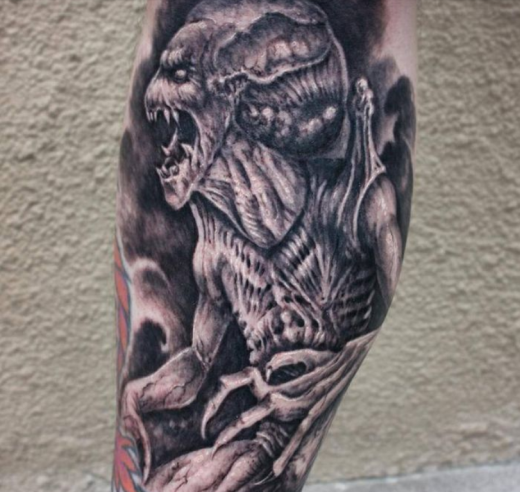 Awesome  Alien Tattoo-TB135
