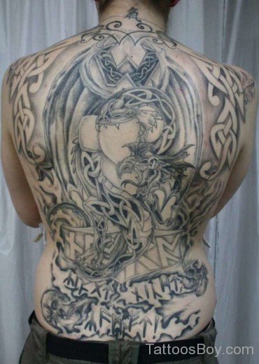 Awesome Back Tattoo-Tb12009