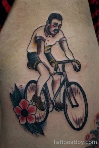 Awesome Bicycle Tattoo-TB1206