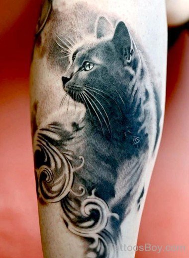 Awesome Cat Tattoo-TB12009