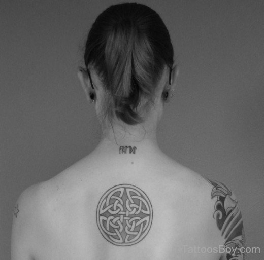 Celtic Tattoo On Back