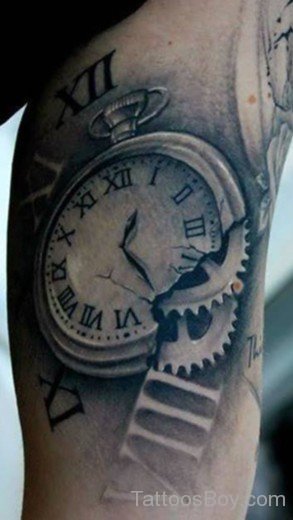 Awesome Clock Tattoo