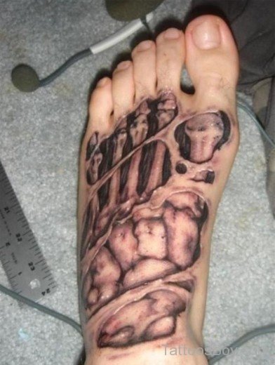 Awesome Foot Tattoo-TB1004