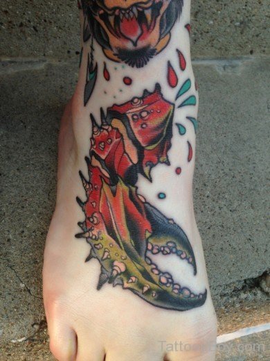 Awesome Foot Tattoo-TB12013