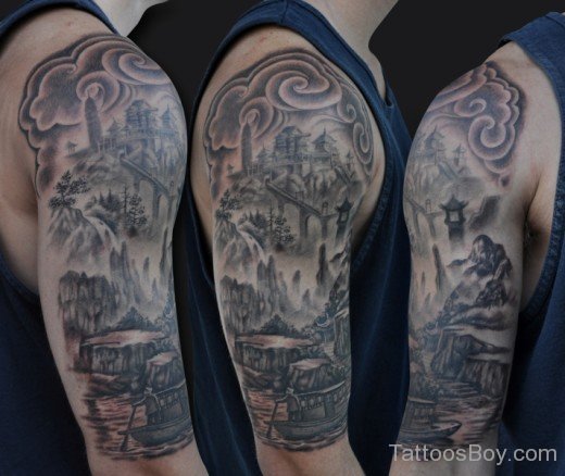 Awesome Half Sleeve Tattoo-TB1244