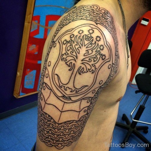 Awesome Hslf Sleeve Tattoo-TB1055