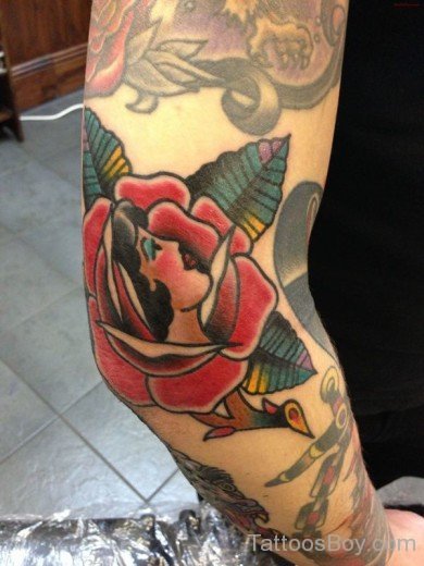 Awesome Rose Flower Tattoo-TB106