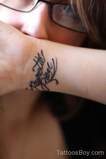 Awesome Wording Tattoo-TB12039