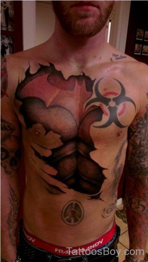 Batman  Armor Tattoo-TB1058