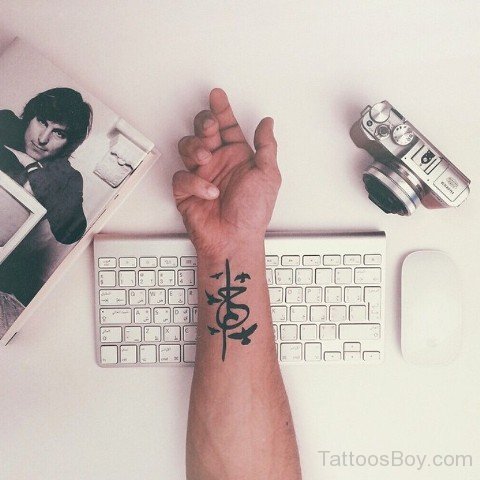 Beautiful Arabic Word Tattoo On Wrist-TB145