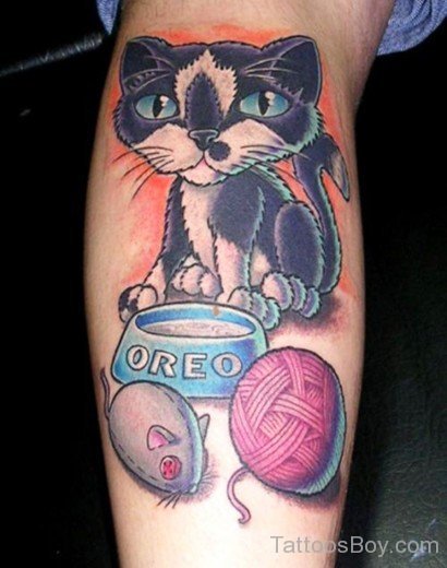 Beautiful Cat Tattoo-TB12014