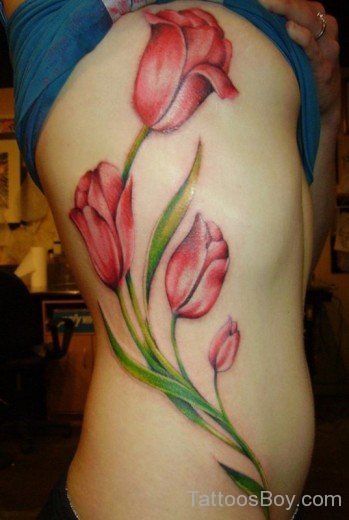 Beautiful Flower Tattoo Design-TB1015