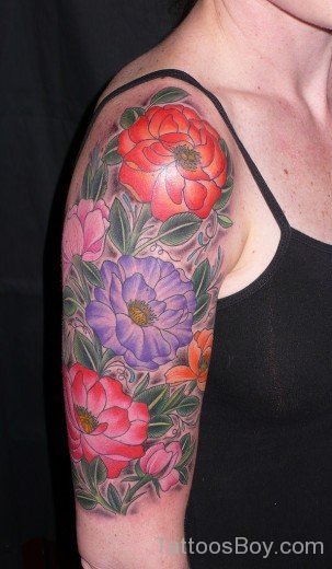 Beautiful Flower Tattoo Design '-TB12017