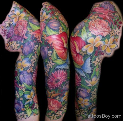 Beautiful Flower Tattoo-TB1017