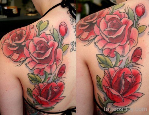 Beautiful Rose Tattoo-TB12020