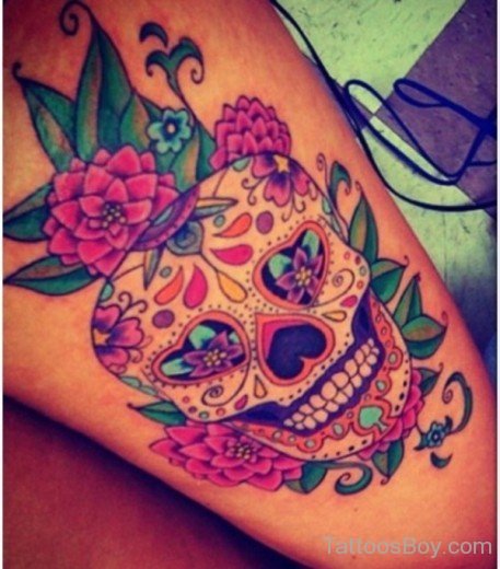 Beautiful Skull Tattoo-TB1018