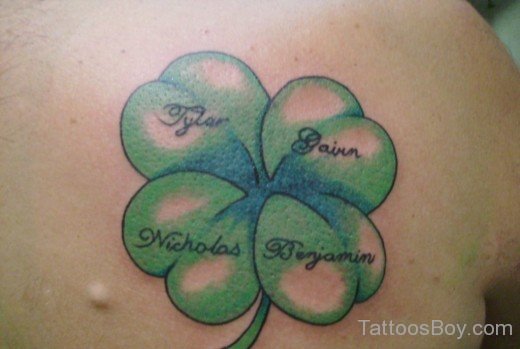 Beautiul Clover Tattoo-TB12028