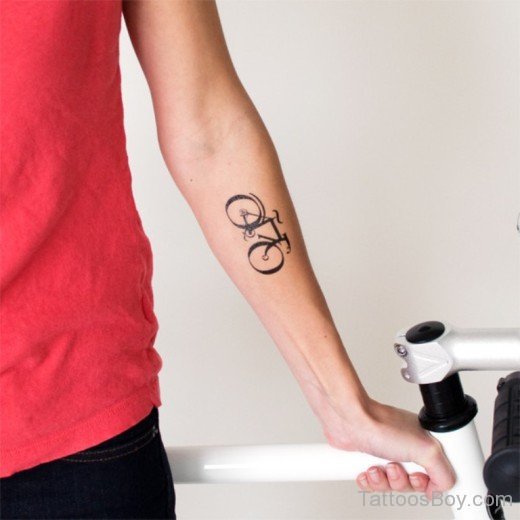 Small Bicycle Tattoo