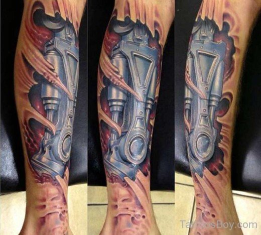 Biomechanical Tattoo Design On Arm-Tb1218