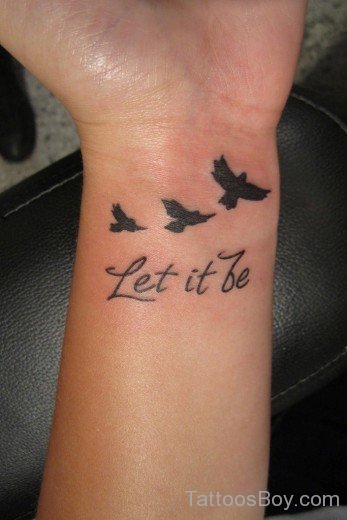 Birds Tattoo Design On Wrist-TB12024