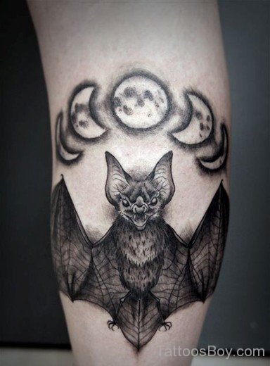 Black  Bat Tattoo 4-TB1242