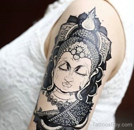 Black Buddha Tattoo-TB1019